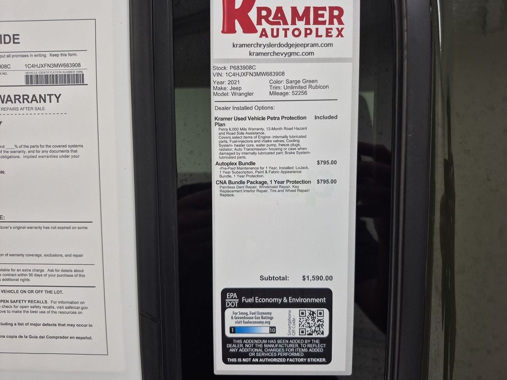 2021 Jeep Wrangler Unlimited Unlimited Rubicon