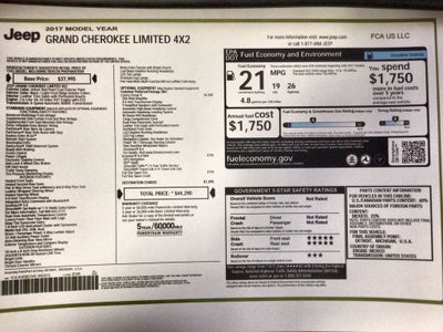 2017 Jeep Grand Cherokee Limited