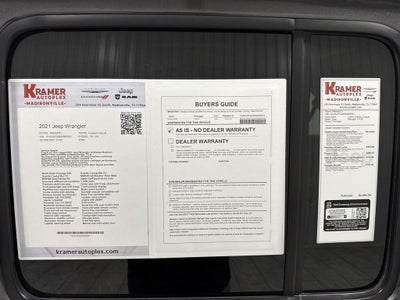 2021 Jeep Wrangler Unlimited Rubicon 4x4