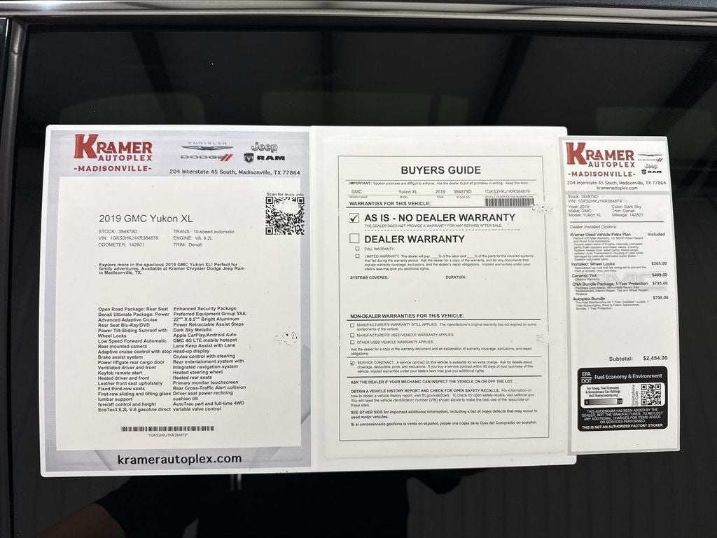 2019 GMC Yukon XL Denali