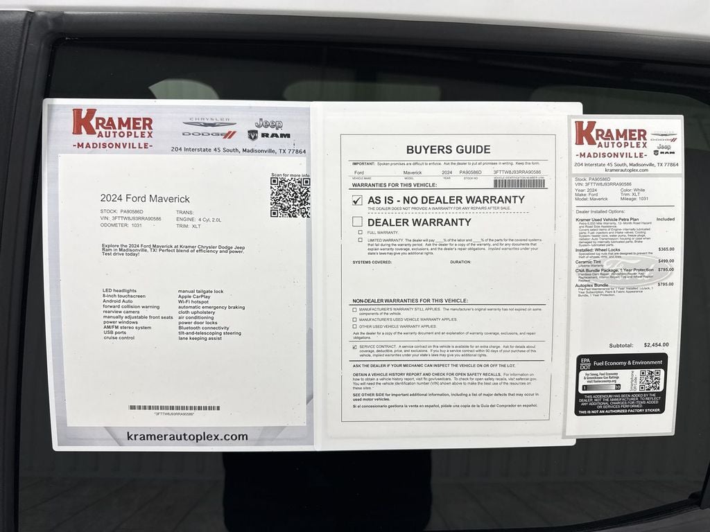 2024 Ford Maverick XLT