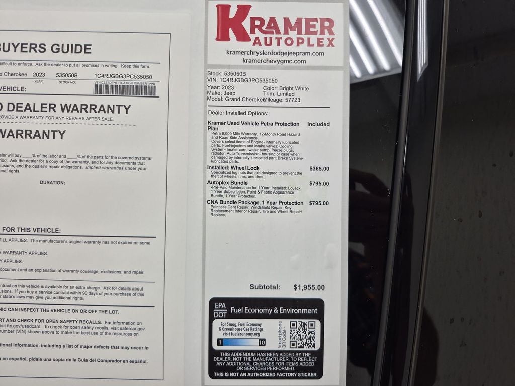 2023 Jeep Grand Cherokee Limited 4x2