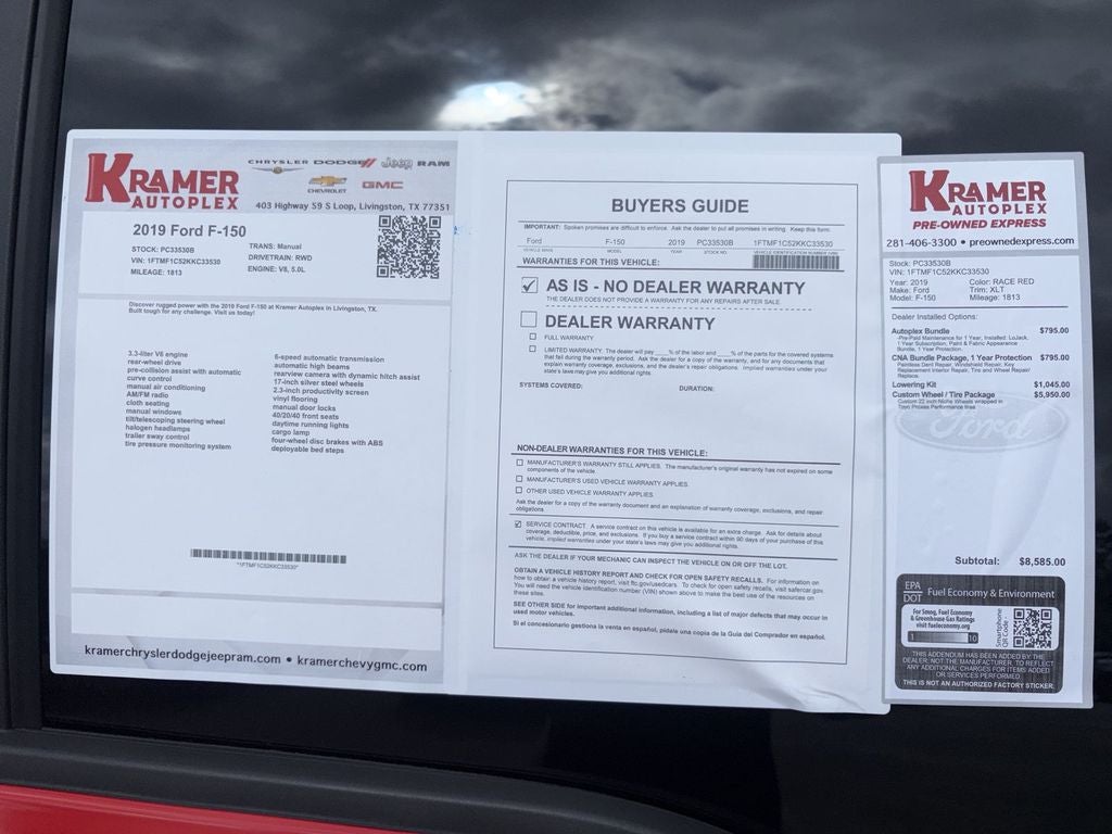 2019 Ford F-150 XLT