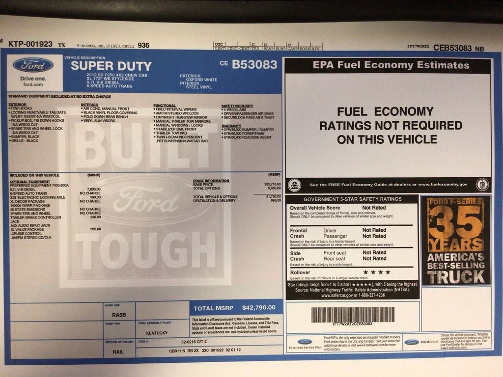 2012 Ford F-250 XL