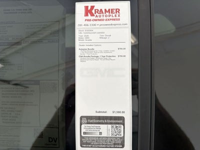 2026 GMC Acadia Denali