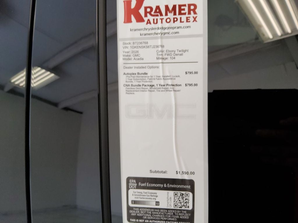 2026 GMC Acadia Denali Ultimate