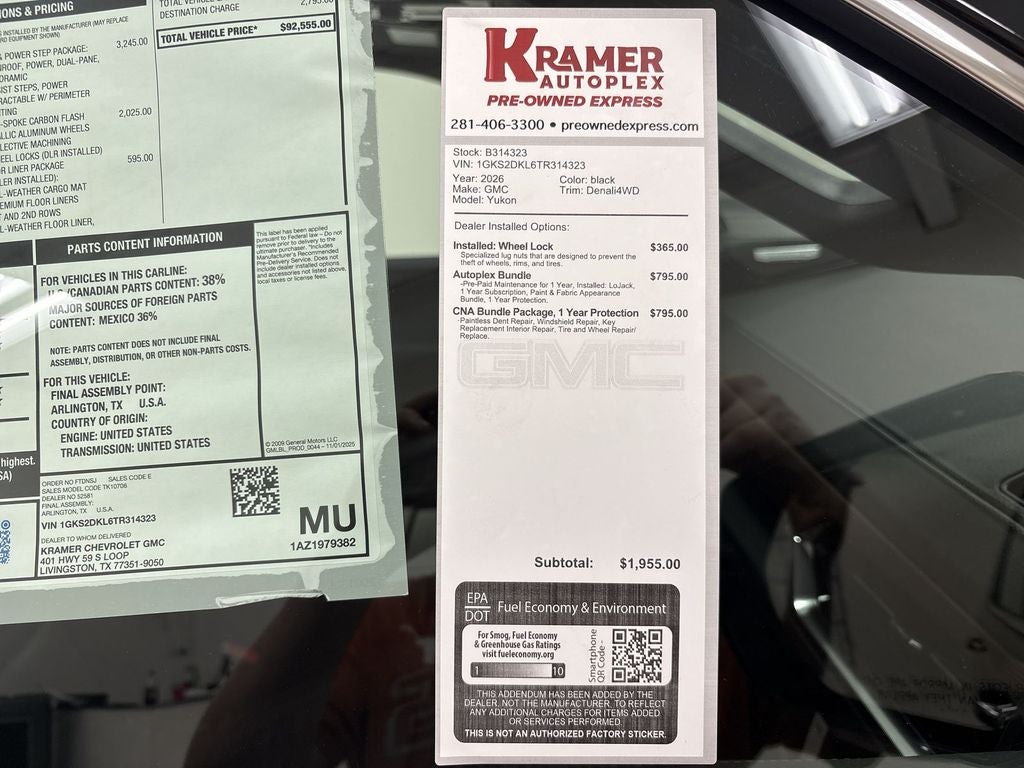 2026 GMC Yukon Denali