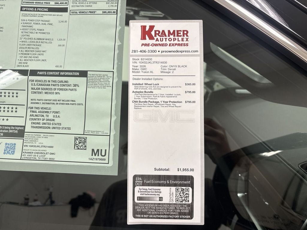 2026 GMC Yukon XL Denali