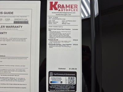 2026 Chevrolet Tahoe Z71