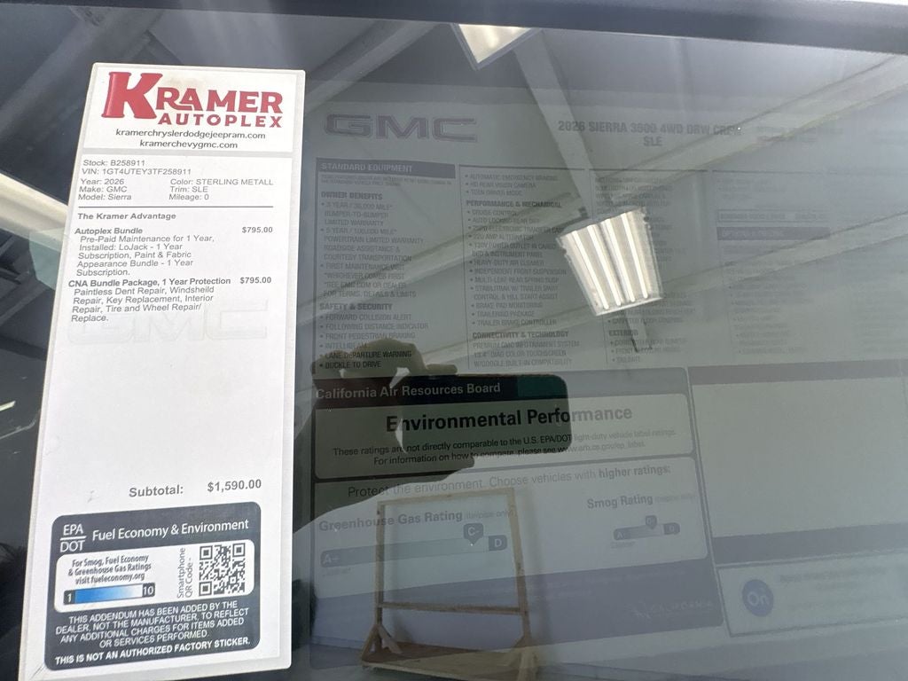 2026 GMC Sierra 3500 HD SLE DRW