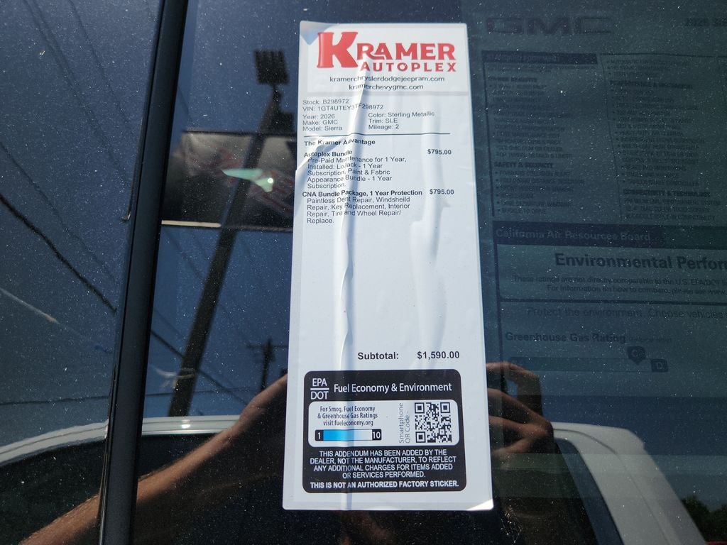 2026 GMC Sierra 3500 HD SLE DRW