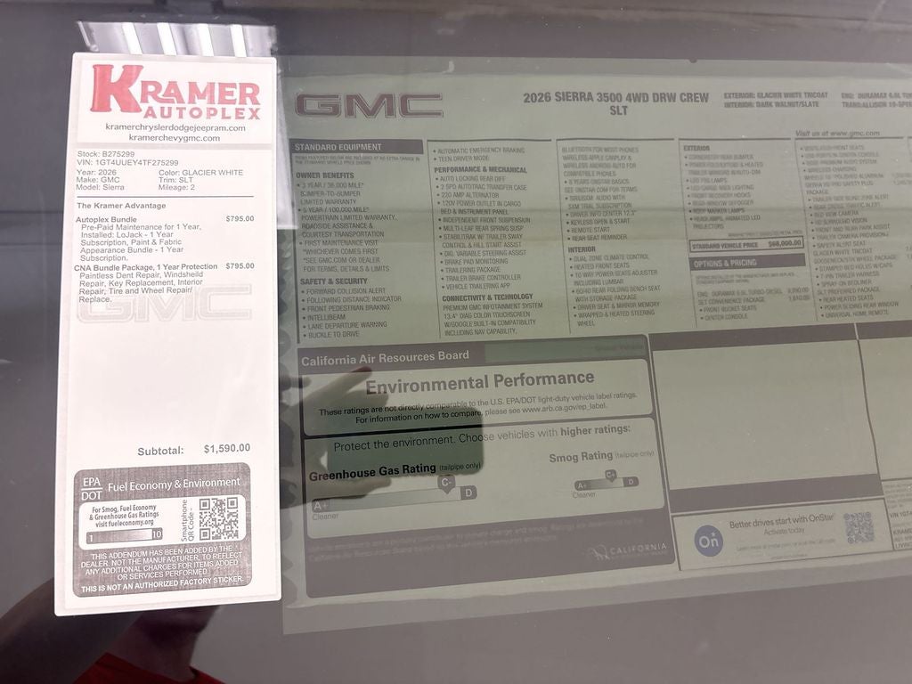 2026 GMC Sierra 3500 HD SLT DRW