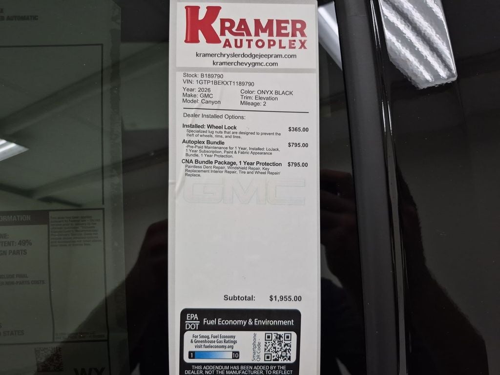 2026 GMC Canyon Elevation