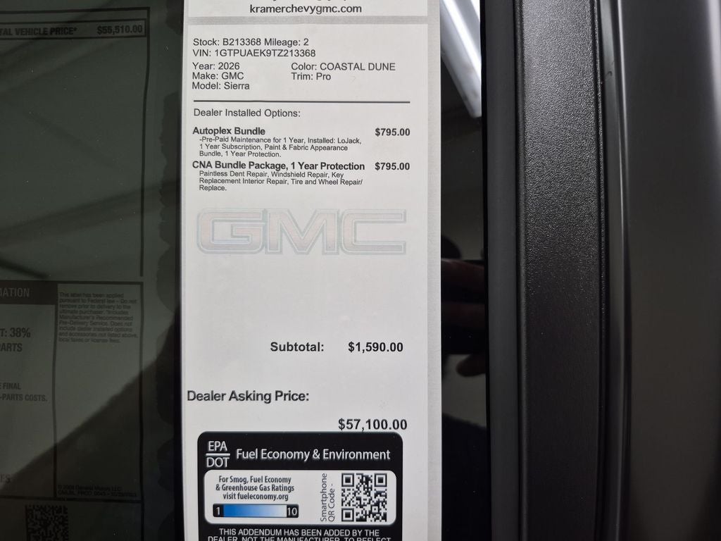 2026 GMC Sierra 1500 Pro