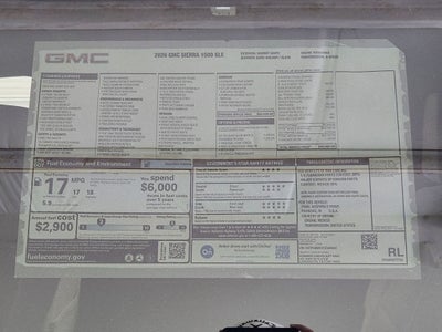 2026 GMC Sierra 1500 SLE