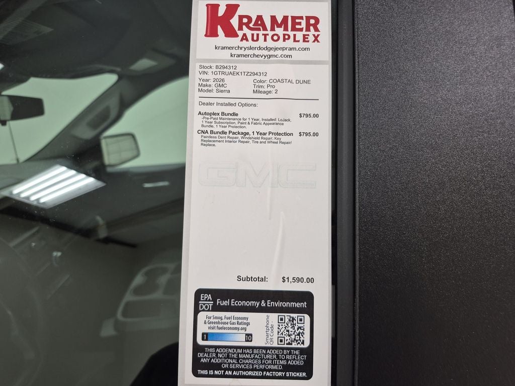 2026 GMC Sierra 1500 Pro