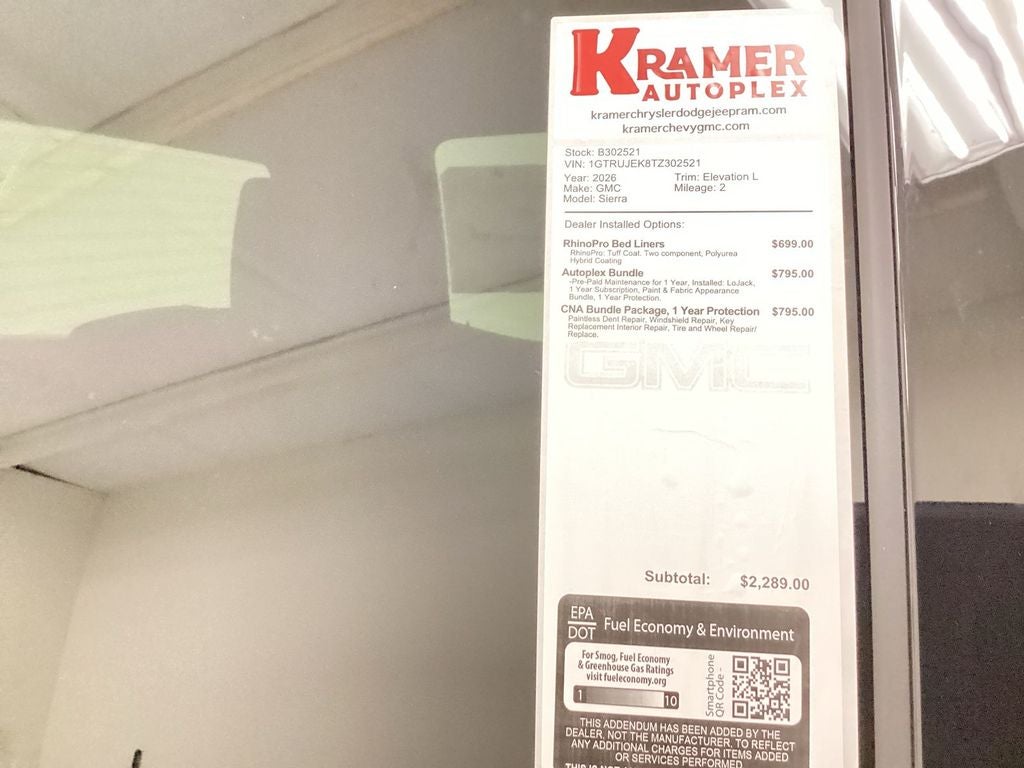 2026 GMC Sierra 1500 Elevation