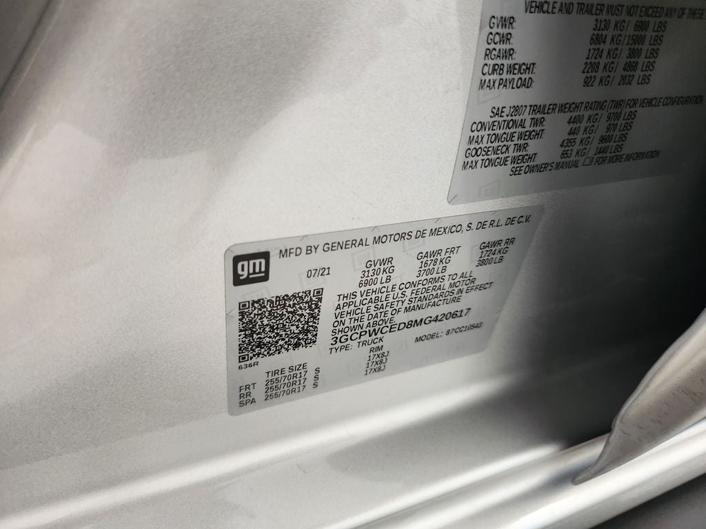 2021 Chevrolet Silverado 1500 LT