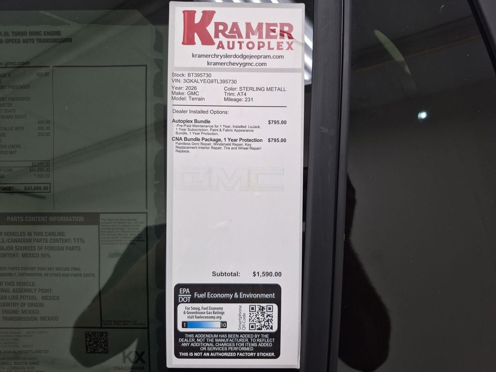 2026 GMC Terrain AT4