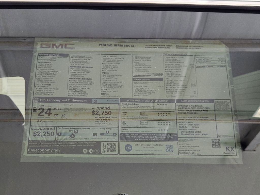 2026 GMC Sierra 1500 SLT