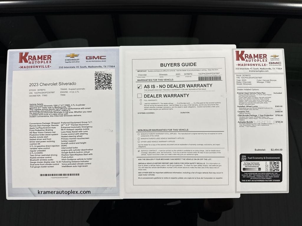 2023 Chevrolet Silverado 1500 LT