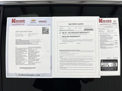 2016 Chevrolet Tahoe LT