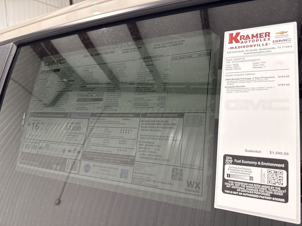 2026 GMC Sierra 1500 Pro