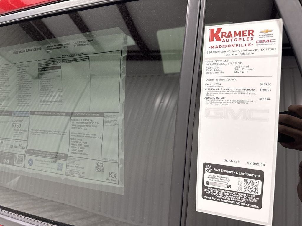 2026 GMC Terrain Elevation