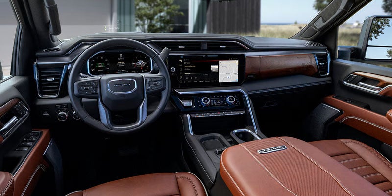 Spacious interior of the 2026 GMC Sierra 2500