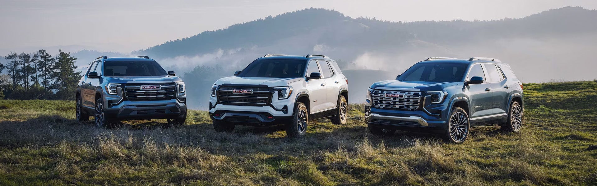 2026 GMC Terrain trim lineup showcasing different models