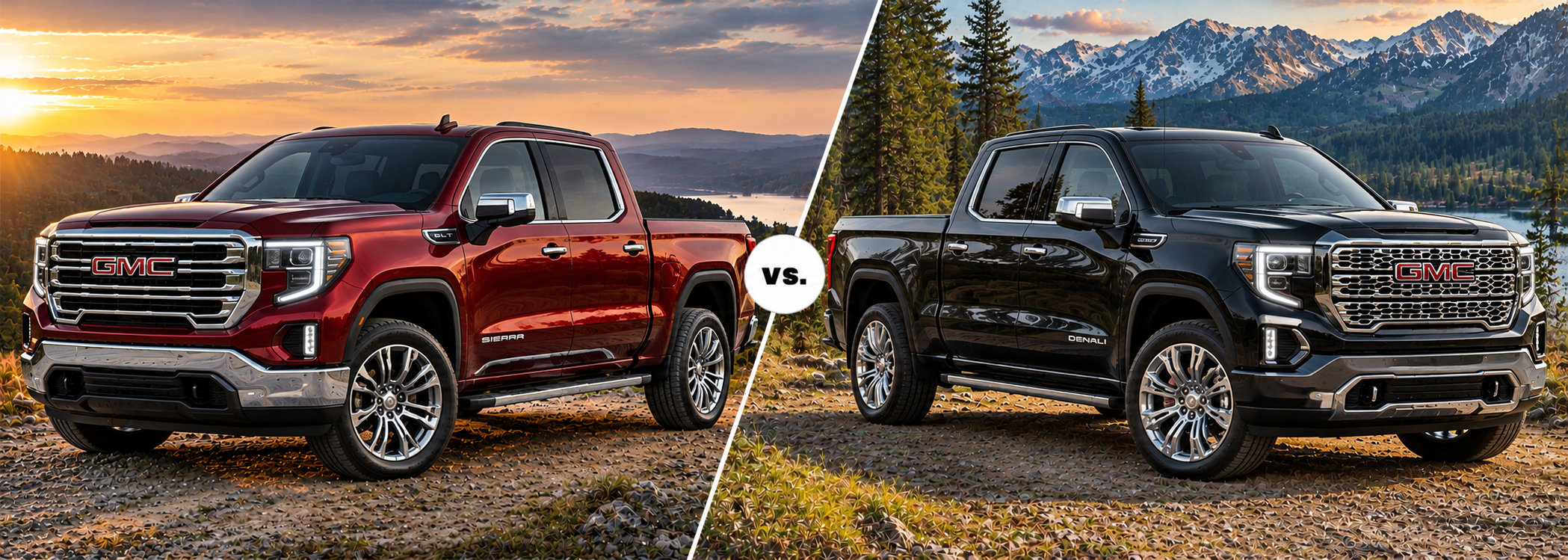 GMC Sierra SLT vs GMC Sierra Denali